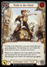 Pedal to the Metal (Blue) (Normal) - Arcane Rising - Unlimited (Rare) [ARC-U-ARC013]