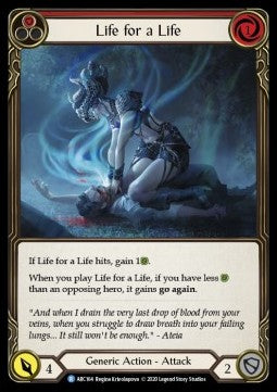 Life for a Life (Red) (Normal) - Arcane Rising - Unlimited (Rare) [ARC-U-ARC164]