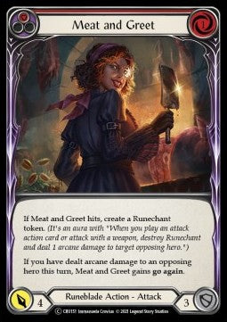 Meat and Greet (Red) (Normal) - Crucible of War - Unlimited (Common) [CRU-U-CRU151]