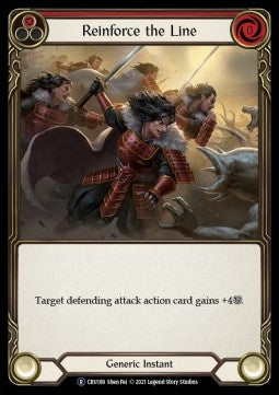 Reinforce the Line (Red) (Normal) - Crucible of War - Unlimited (Rare) [CRU-U-CRU189]