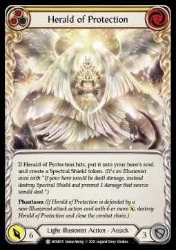 Herald of Protection (Yellow) (Normal) - Monarch - First (Common) [MON-F-MON015]