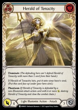 Herald of Tenacity (Blue) (Normal) - Monarch - First (Common) [MON-F-MON025]