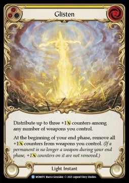 Glisten (Yellow) (Normal) - Monarch - First (Rare) [MON-F-MON070]