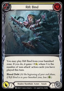 Rift Bind (Yellow) (Normal) - Monarch - First (Common) [MON-F-MON175]