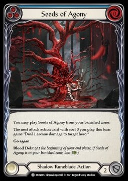Seeds of Agony (Blue) (Normal) - Monarch - First (Common) [MON-F-MON185]
