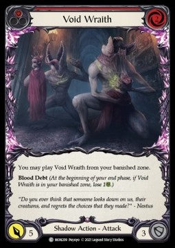 Void Wraith (Red) (Normal) - Monarch - First (Common) [MON-F-MON209]