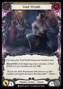 Void Wraith (Yellow) (Normal) - Monarch - First (Common) [MON-F-MON210]