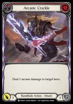 Arcanic Crackle (Red) (Normal) - Monarch - First (Common) [MON-F-MON235]