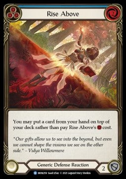 Rise Above (Blue) (Normal) - Monarch - First (Rare) [MON-F-MON259]