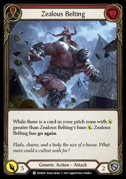 Zealous Belting (Red) (Normal) - Monarch - First (Common) [MON-F-MON293]