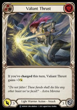 Valiant Thrust (Yellow) (Normal) - Monarch - Unlimited (Rare) [MON-U-MON040]