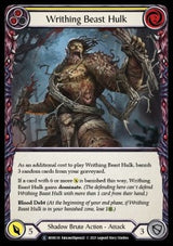 Writhing Beast Hulk (Yellow) (Normal) - Monarch - Unlimited (Rare) [MON-U-MON130]