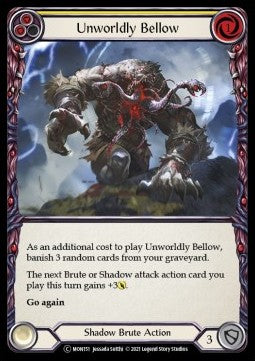 Unworldly Bellow (Yellow) (Normal) - Monarch - Unlimited (Common) [MON-U-MON151]