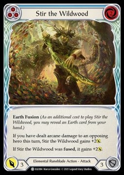 Stir the Wildwood (Blue) (Normal) - Tales of Aria - First (Common) [ELE-F-ELE084]