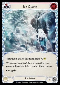 Ice Quake (Red) (Normal) - Tales of Aria - Unlimited (Rare) [ELE-U-ELE151]