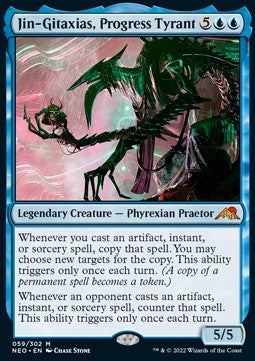 Jin-Gitaxias, Progress Tyrant - Kamigawa: Neon Dynasty (Mythic) [NEO-59]