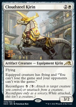 Cloudsteel Kirin (V.1) - Kamigawa: Neon Dynasty: Promos (Rare) [PNEO-8]