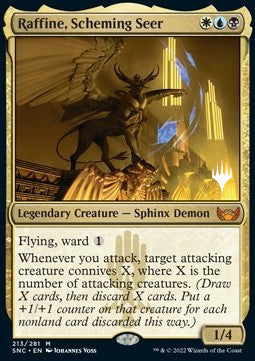 Raffine, Scheming Seer (V.2) - Streets of New Capenna: Promos (Mythic) [PSNC-213]