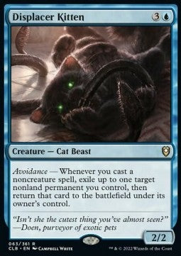 Displacer Kitten - Commander Legends: Battle for Baldur's Gate (Rare) [CLB-63]