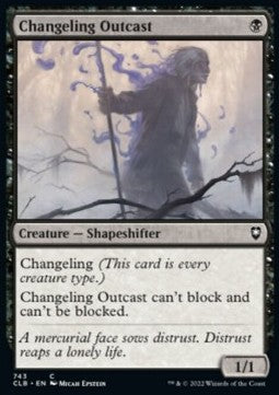 Changeling Outcast - Commander Legends: Battle for Baldur's Gate: Extras (Common) [XCLB-743]