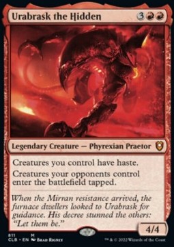 Urabrask the Hidden - Commander Legends: Battle for Baldur's Gate: Extras (Mythic) [XCLB-811]