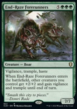 End-Raze Forerunners - Commander Legends: Battle for Baldur's Gate: Extras (Rare) [XCLB-822]