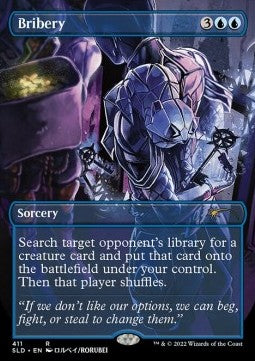 Bribery - Secret Lair Drop Series: February Superdrop 2022 (Rare) [SLDFS-411]