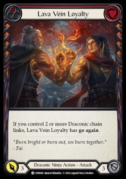 Lava Vein Loyalty (Red) (Rainbow Foil) - Uprising (Common) [UPR-069]