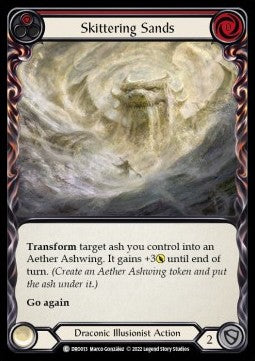 Skittering Sands (Red) (Regular) - Uprising - Dromai Blitz Deck (Common) [DRO-DRO013]