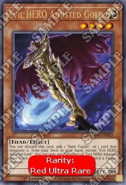 Evil HERO Adusted Gold (V.2 - Ultra Rare) - Legendary Duelists: Season 3 (Ultra Rare) [LDS3-025]