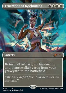 Triumphant Reckoning - Secret Lair Drop Series: Pride Across the Multiverse (Mythic) [SLDPA-1005]