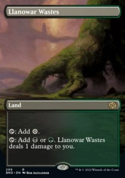 Llanowar Wastes - The Brothers' War: Extras (Rare) [XBRO-299]