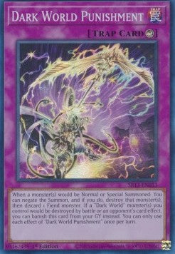 Dark World Punishment - Structure Deck: Dark World (Super Rare) [SR13-033]