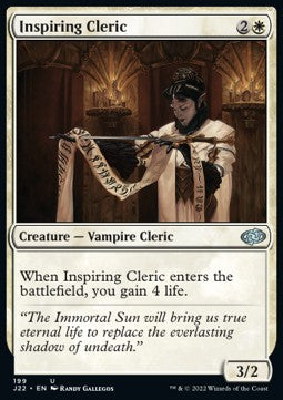 Inspiring Cleric - Jumpstart 2022 (Uncommon) [J22-199]