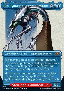 Jin-Gitaxias, Progress Tyrant (V.2) - Phyrexia: All Will Be One: Extras (Mythic) [XONE-514]