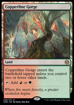 Copperline Gorge - Phyrexia: All Will Be One (Rare) [ONE-249]