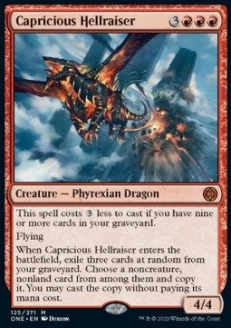 Capricious Hellraiser - Phyrexia: All Will Be One (Mythic) [ONE-125]