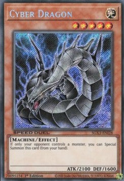 Cyber Dragon (V.2 - Secret Rare) - Speed Duel GX: Duelists of Shadows (Secret Rare) [SGX3-I28]