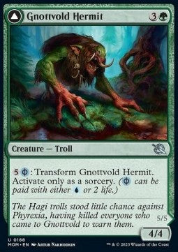 Gnottvold Hermit // Chrome Host Hulk - March of the Machine (Uncommon) [MOM-188]