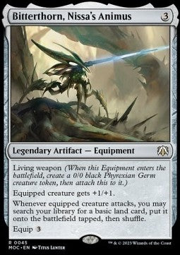Bitterthorn, Nissa's Animus - Commander: March of the Machine (Rare) [MOC-45]
