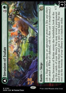 Invasion of Ixalan // Belligerent Regisaur (V.1) - March of the Machine: Promos (Rare) [PMOM-191]