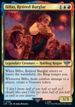 Bilbo, Retired Burglar - The Lord of the Rings: Tales of Middle-earth (Uncommon) [LTR-196]