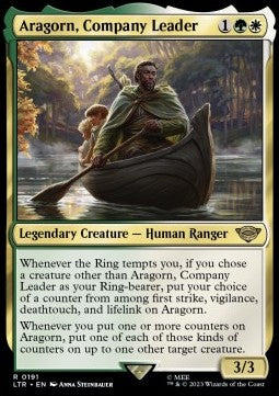Aragorn, Company Leader - The Lord of the Rings: Tales of Middle-earth (Rare) [LTR-191]