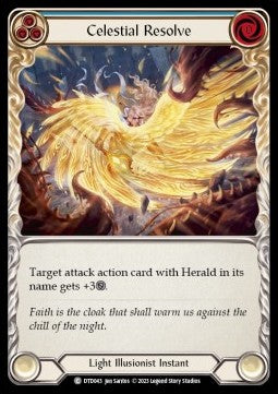 Celestial Resolve (Blue) (Regular) - Dusk till Dawn (Common) [DTD-043]