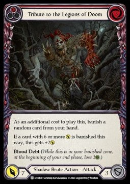 Tribute to the Legions of Doom (Red) (Rainbow Foil) - Dusk till Dawn (Common) [DTD-130]