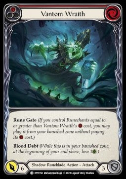 Vantom Wraith (Red) (Regular) - Dusk till Dawn (Common) [DTD-158]