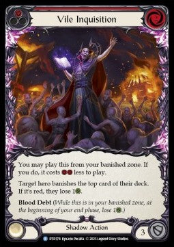 Vile Inquisition (Red) (Regular) - Dusk till Dawn (Rare) [DTD-178]