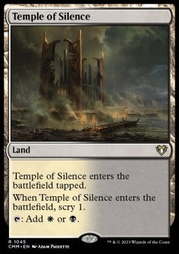 Temple of Silence - Commander Masters: Extras (Rare) [XCMM-1045]