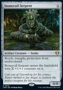 Stonecoil Serpent - Commander Masters: Extras (Rare) [XCMM-976]