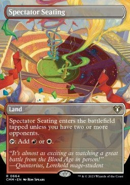 Spectator Seating (V.2) - Commander Masters: Extras (Rare) [XCMM-664]